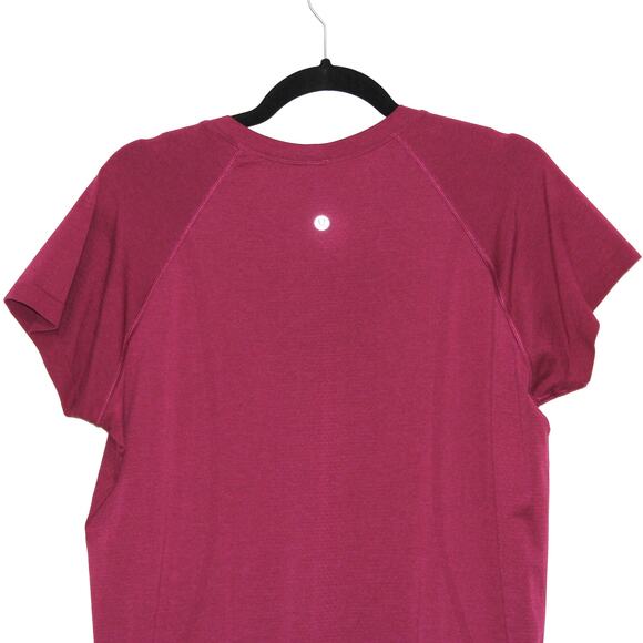 Lululemon Hot Pink Swiftly Tech Short Sleeve Shirt Size 14 - Picture 4 of 5